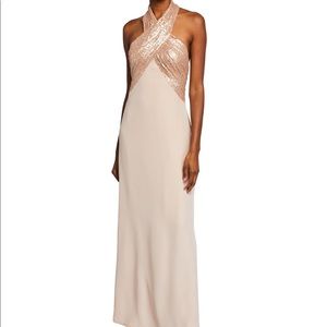 NEW Tadashi Shoji Champagne Dress